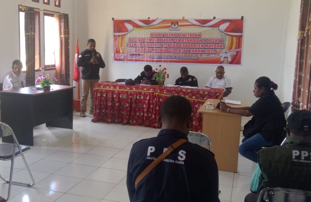 PPD Distrik Aitinyo Tengah Gelar Rapat Pleno, DPSHP