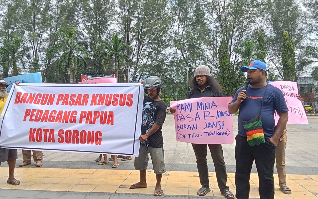 Pedagang Papua Kota Sorong Desak Bangun Pasar Khusus Mama-Mama Papua