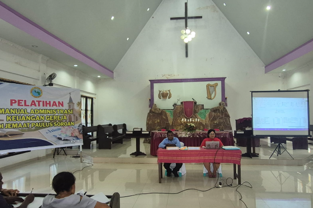 BPPG Jemaat GKI Paulus Soroan Gelar Pelatihan Manual Administrasi Keuangan