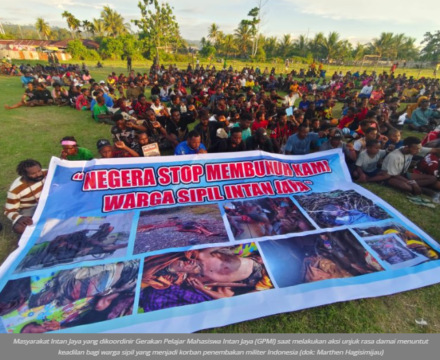 Emas, Konflik dan Darah di Intan Jaya
