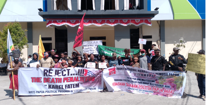 Front Nasional Mahasiswa Pemuda Papua, Tolak Hukuman Mati Karel Fatem