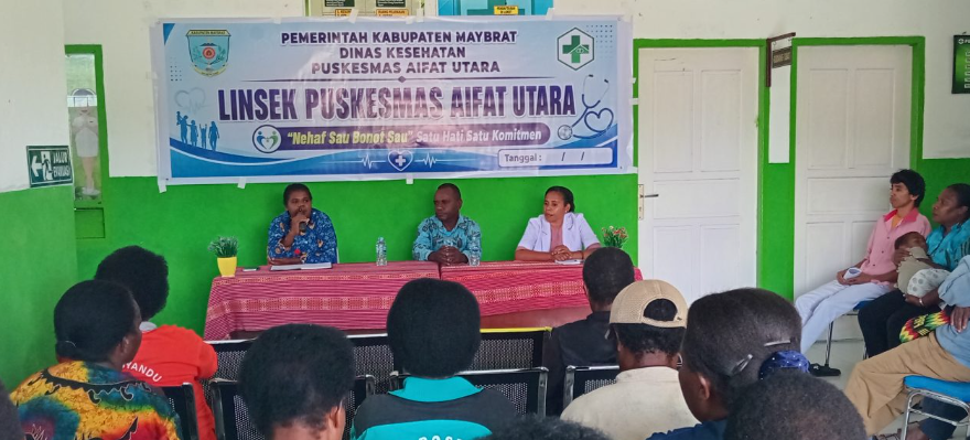 Puskesmas Aifat Utara: Gelar Diskusi Lintas Sektor, Utamakan  Pelayanan Kesehatan Masyarakat dan Pelayanan Sesuai Prosedur